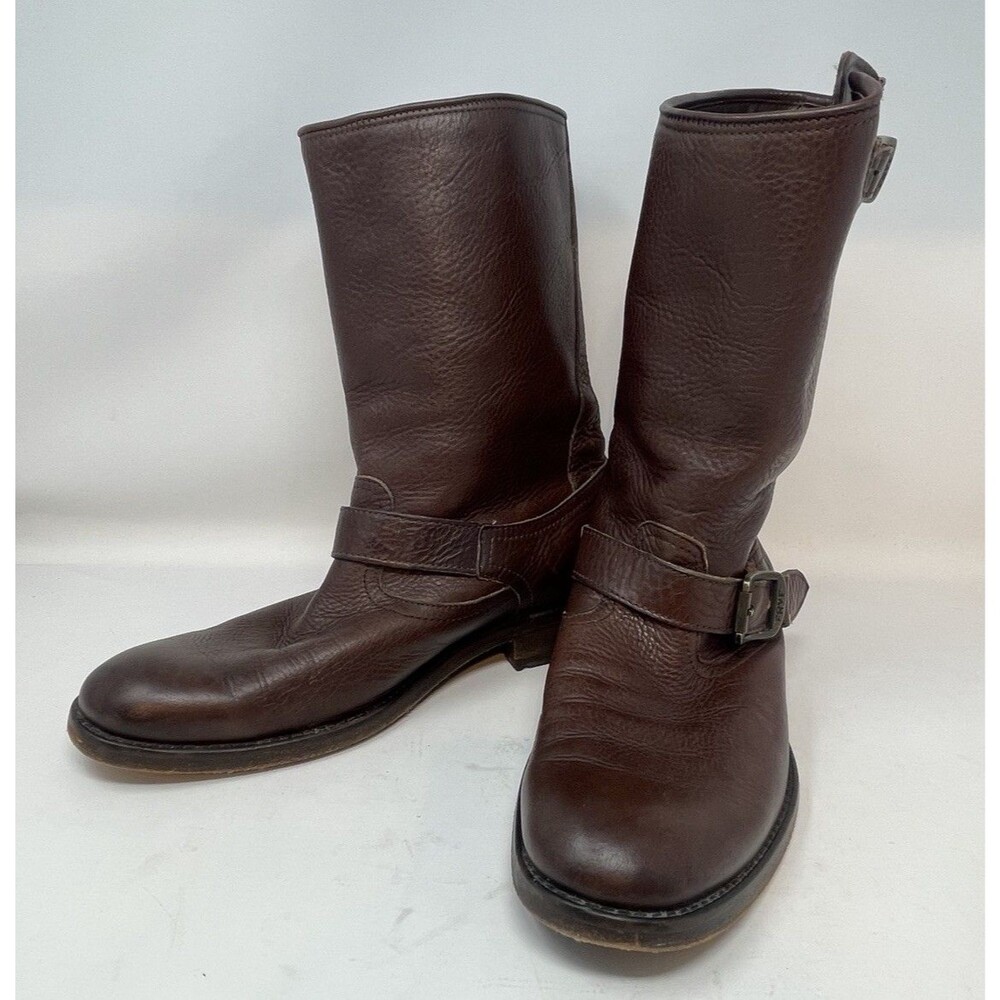 Frye Jackson Engineer Leather Biker Boots Men’s 8 D 87825